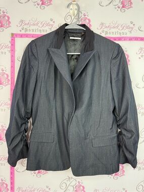 Tahari Charcoal Gray Women's Tailored Blazer